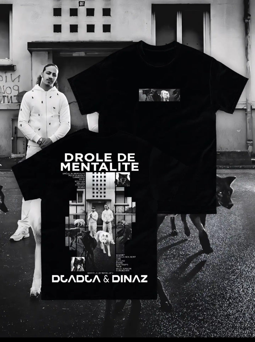 T-shirt djadja&dinaz « drôle de mentalité »