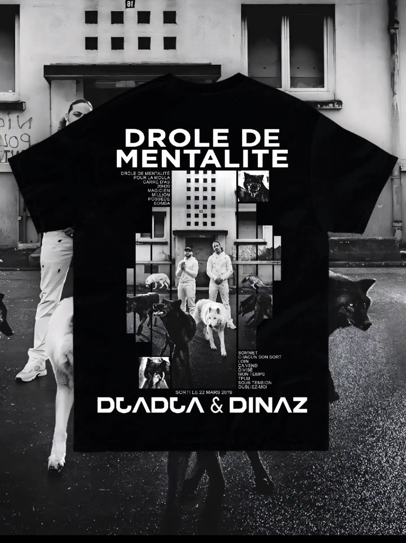 T-shirt djadja&dinaz « drôle de mentalité »